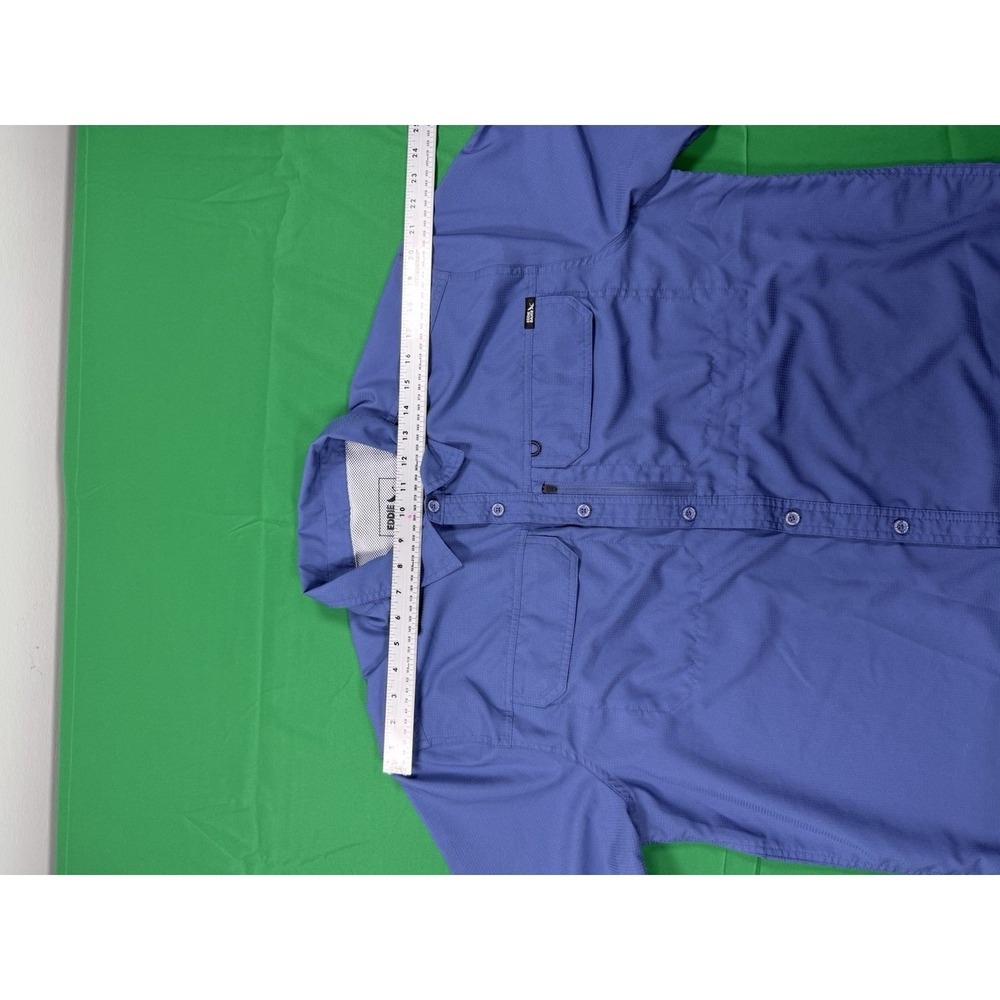 Eddie Bauer Short Sleeve Button Up Performance Vented Fishing Shirt Men's XL - Picture 9 of 12